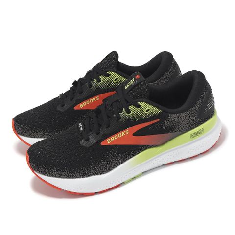 BROOKS 布魯克斯 慢跑鞋 Ghost 16 GTX 男鞋 黑 橘 綠 防水 緩衝 魔鬼系列 運動鞋 1104301D049