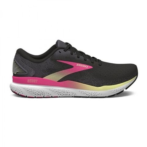 Brooks Ghost 16 [1204071B074] 女 慢跑鞋 運動 休閒 輕量 支撐 緩衝 彈力 黑 粉紅