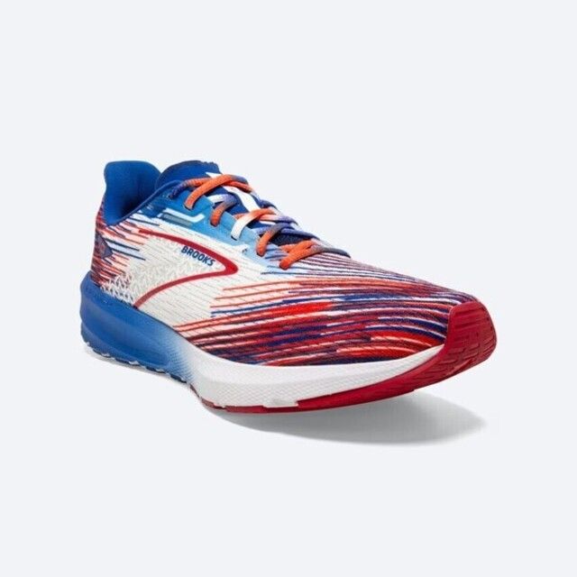 BROOKS  Launch 10 Run USA [1203981B154] 女 競速跑鞋 美國限定款 發射系列 白藍紅