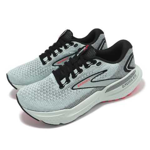 BROOKS 布魯克斯 慢跑鞋 Glycerin GTS 21 女鞋 綠黑 氮氣中底 緩衝 甘油系列 運動鞋 1204091B410