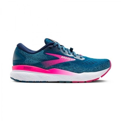 BROOKS Ghost 16 GTX [1204191B422] 女 慢跑鞋 運動 路跑 避震緩衝象限 防水 藍綠 粉