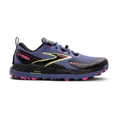 BROOKS Cascadia 18 GTX [1204151B464] 女 慢跑鞋 越野 避震緩衝象限 防水 紫黑