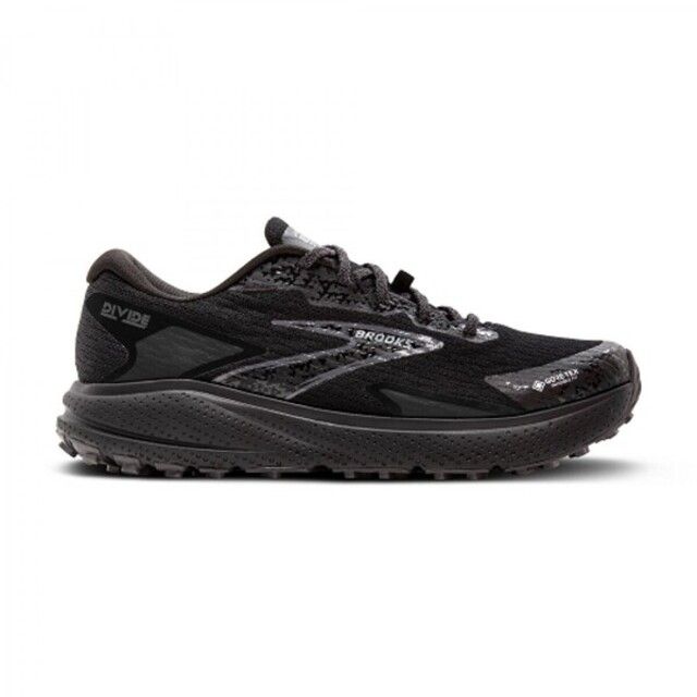 BROOKS  Divide 5 GTX [1204171B026] 女 慢跑鞋 越野系列 跑鞋 防水 耐磨 穩定 黑灰