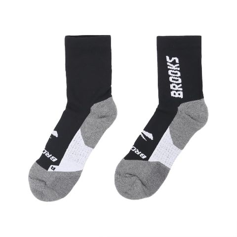 BROOKS 布魯克斯 運動襪 Ghost Crew Socks 黑灰 緩衝 支撐 短襪 襪子 280495039