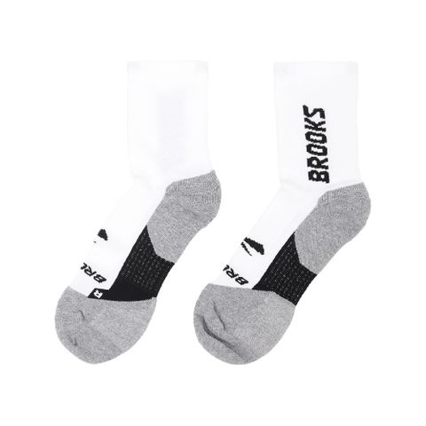 BROOKS 布魯克斯 運動襪 Ghost Crew Socks 白 黑 緩衝 支撐 短襪 襪子 280495161