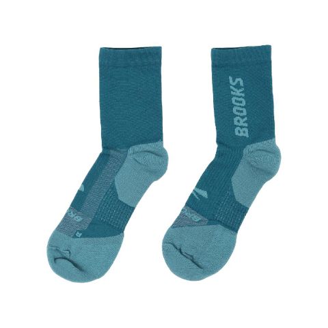 BROOKS 布魯克斯 運動襪 Ghost Crew Socks 藍 綠 緩衝 支撐 低筒 襪子 280495459