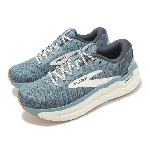 BROOKS Brooks 布魯克斯 慢跑鞋 Ghost Max 2 女鞋 灰藍 厚底 緩衝 穩定 魔鬼極致 運動鞋 1204201B466