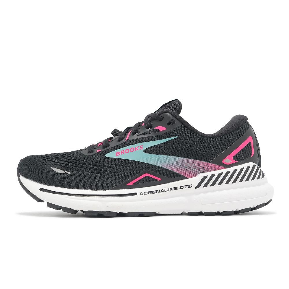 BROOKS Brooks 布魯克斯 防水慢跑鞋 Adrenaline GTS 23 GTX 女鞋 黑 粉紅 腎上腺素 緩震 運動鞋 1204131B082