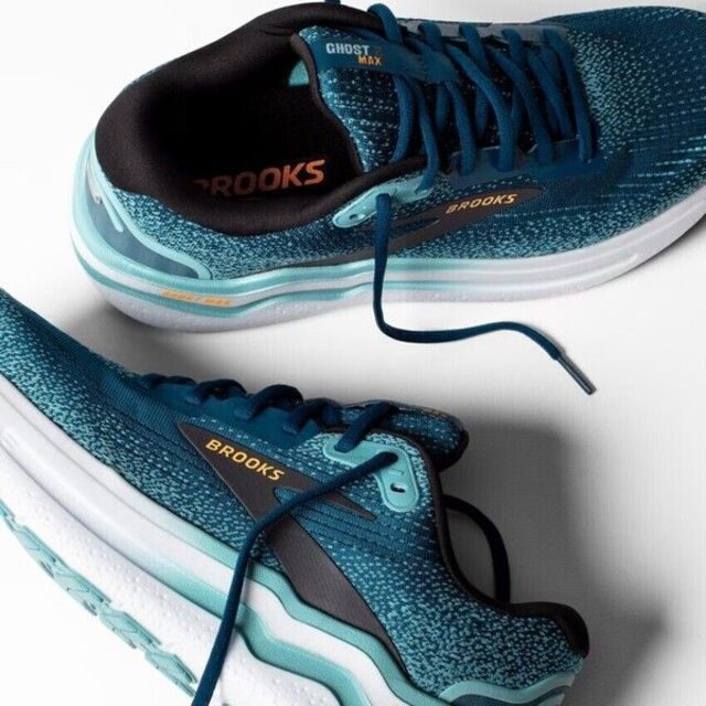 BROOKS Brooks Ghost Max 2 [1104311D451] 男 慢跑鞋 運動鞋 超發光限定款 避震 緩衝 藍 水藍