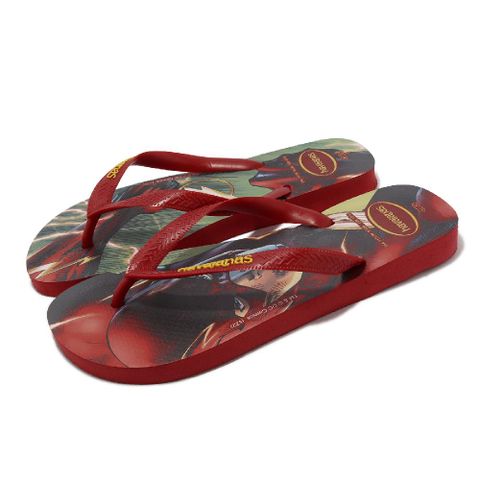 havaianas 哈瓦仕 拖鞋 Herois DC Flip Flops 男鞋 紅 閃電俠 夾腳拖 人字拖  41417652090U