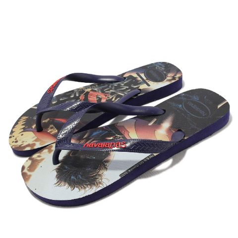 havaianas 哈瓦仕 拖鞋 Herois DC Flip Flops 男鞋 黑 紅 超人 夾腳拖 人字拖  41417653536U