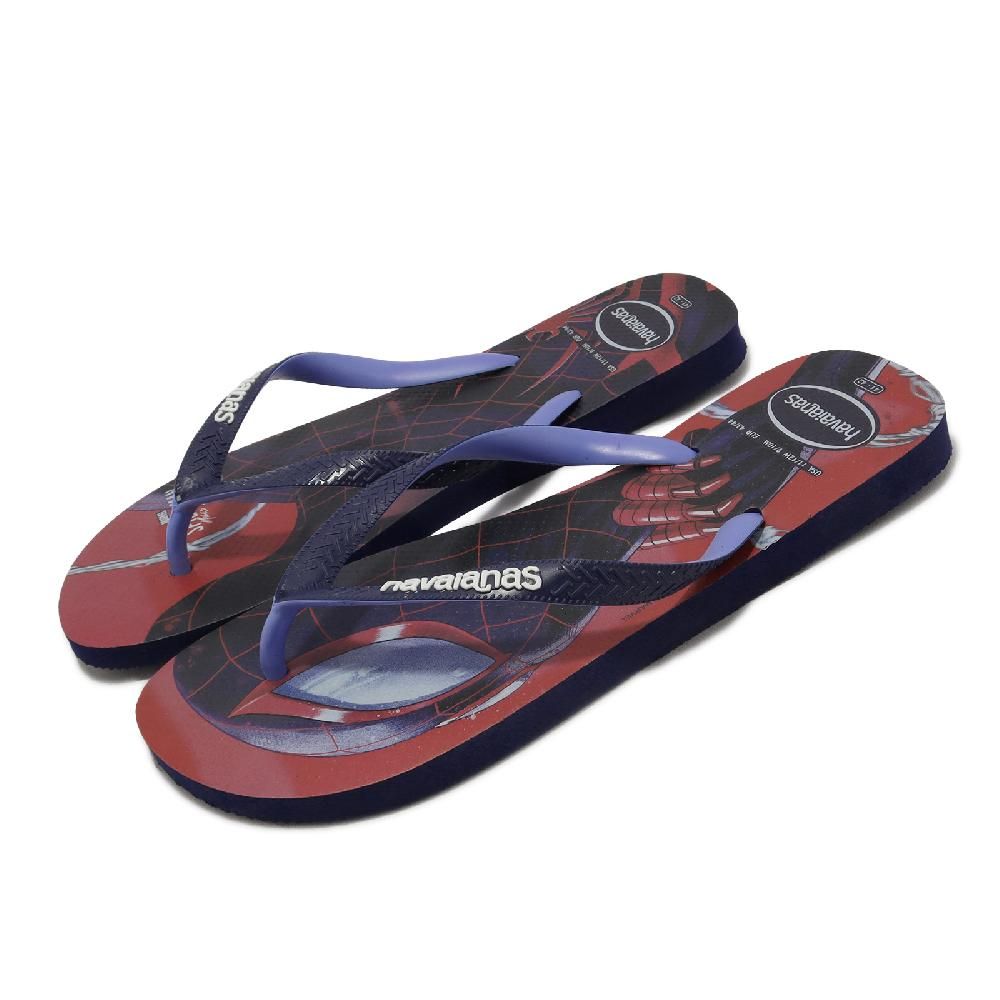 havaianas 哈瓦仕   拖鞋 Top Marvel 男鞋 藍 紅 漫威 蜘蛛人 人字拖 夾腳拖 巴西 41395115063U