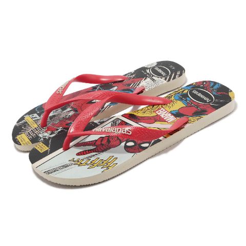 havaianas 哈瓦仕 拖鞋 Top Marvel Classics 男鞋 紅 漫威 蜘蛛人 夾腳拖 人字拖 41470128813M