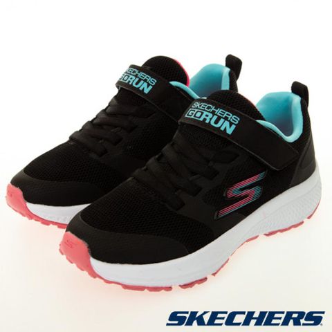【SKECHERS】女童系列 GO RUN CONSISTENT 慢跑鞋 黑-302409LBLK