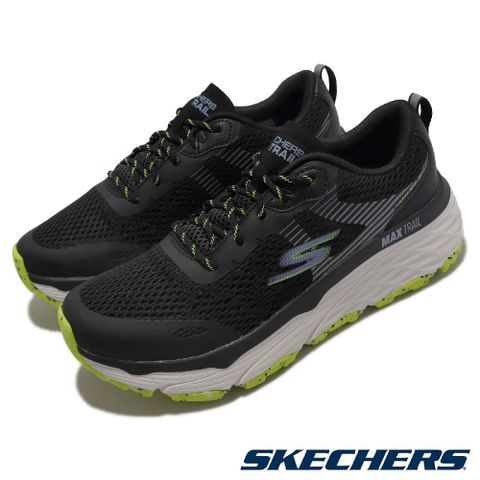 Skechers 慢跑鞋 Max Cushioning Elite Trail 女鞋 黑 越野 路跑 反光 運動鞋 129147BKLM