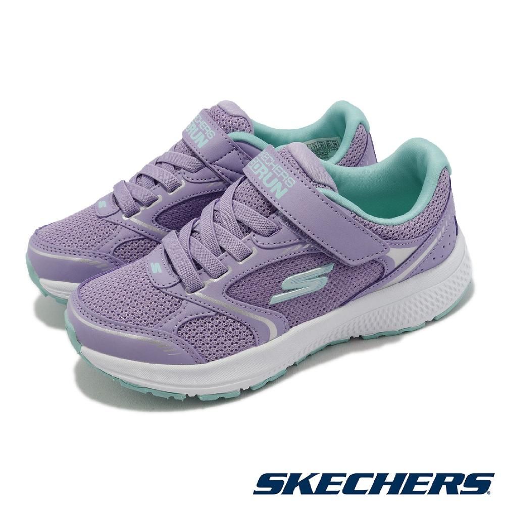 SKECHERS  童鞋 Go Run Consistent-Vivid Vista 運動鞋 中童 小朋友 紫 藍 302585LPRAQ