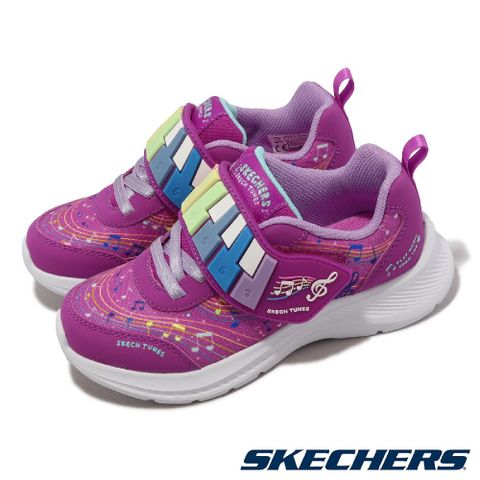 SKECHERS 斯凱奇 童鞋 Jumpsters 2.0-Skech Tunes 中童 粉紅 鋼琴鞋 可彈出聲音 小朋友 302219LHPMT