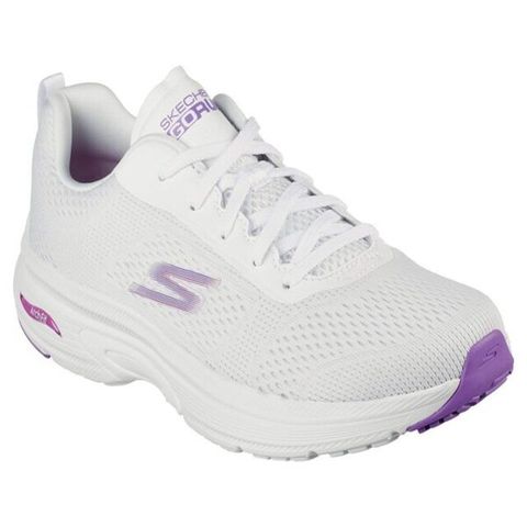 Skechers Go Run Arch Fit [128953WPR] 女 慢跑鞋 休閒 運動 支撐 輕量 避震 白紫