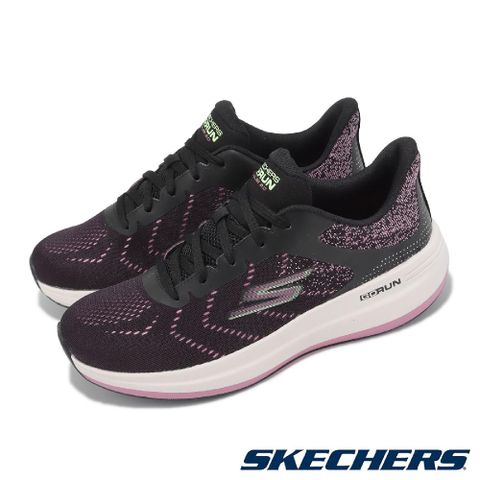 SKECHERS 斯凱奇 慢跑鞋 Go Run Pulse 2.0 女鞋 黑 粉 輕量 避震 瑜珈鞋墊 健走 運動鞋 129111BKPK