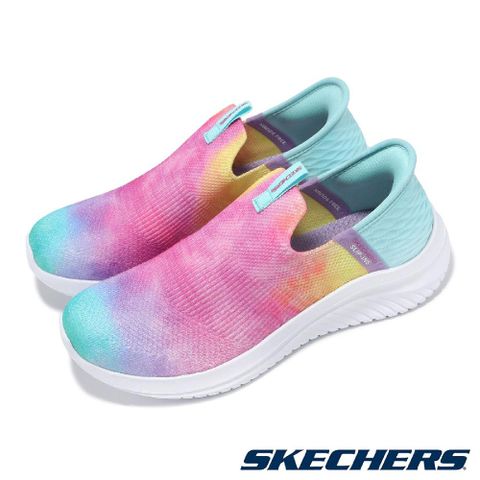 Skechers 斯凱奇 休閒鞋 Ultra Flex 3.0 Slip-Ins 中童鞋 彩色 漸層 小朋友 套入式 健走鞋 303803LMLT