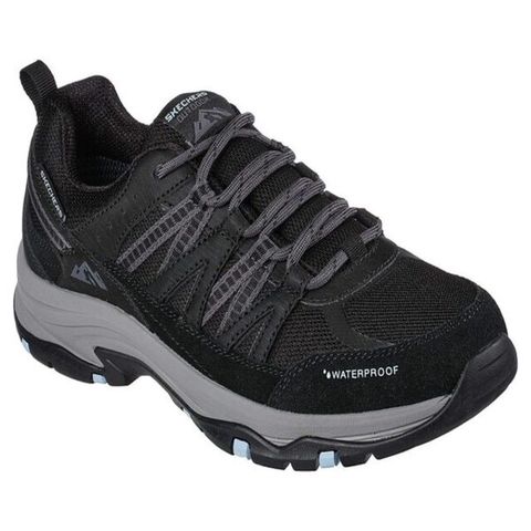 Skechers Trego [180003BKBL] 女 戶外鞋 越野 登山 防水 止滑 耐磨 緩震 舒適 黑藍
