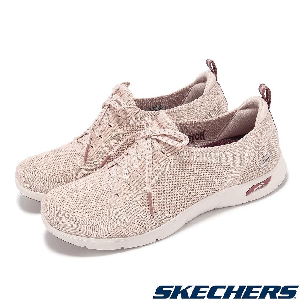 SKECHERS  斯凱奇 休閒鞋 Arch Fit Refine-Freesia 女鞋 象牙白 輕量 避震 健走鞋 104542NUDE