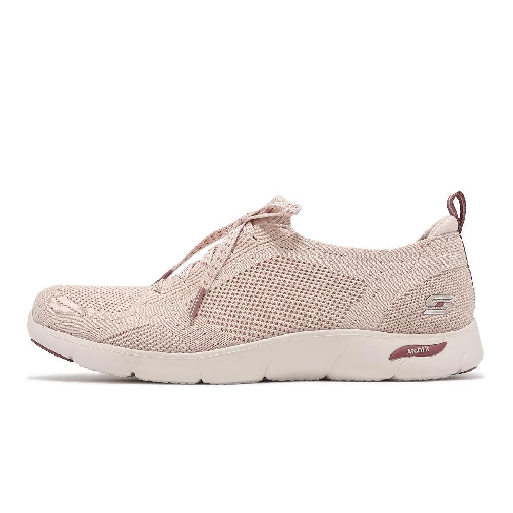 SKECHERS  斯凱奇 休閒鞋 Arch Fit Refine-Freesia 女鞋 象牙白 輕量 避震 健走鞋 104542NUDE