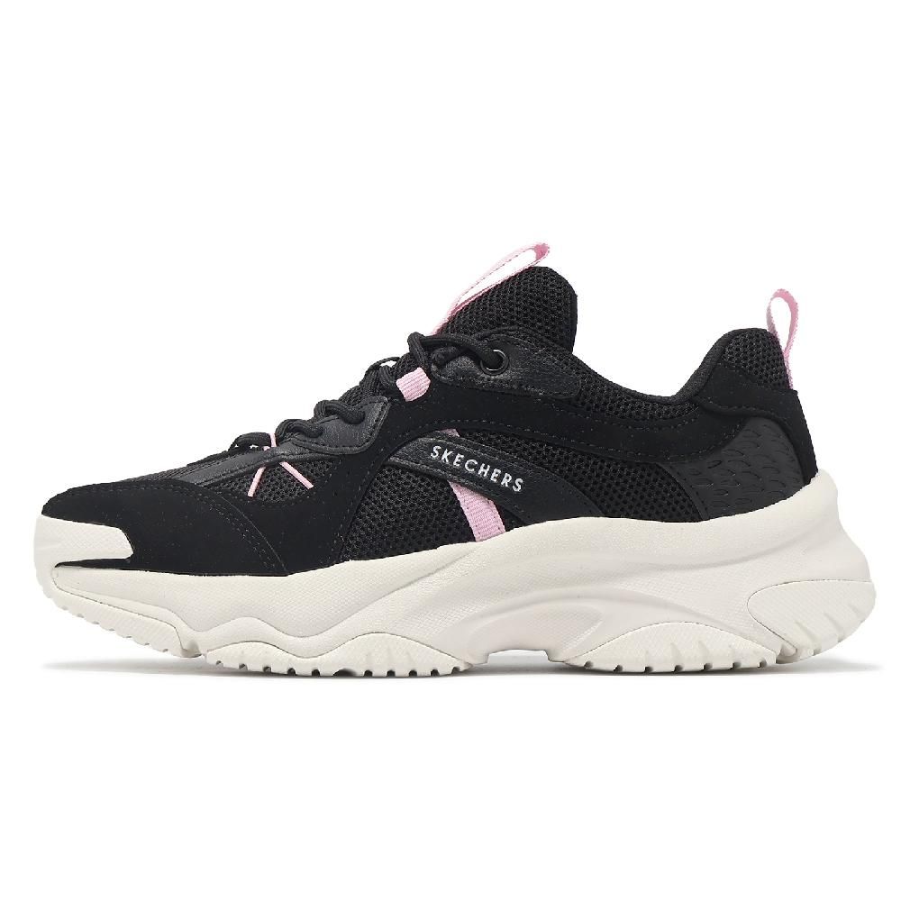 SKECHERS  斯凱奇 休閒鞋 Moonhiker-Galaxy Trek 女鞋 黑 粉 緩衝 拼接 厚底 177591BKPK