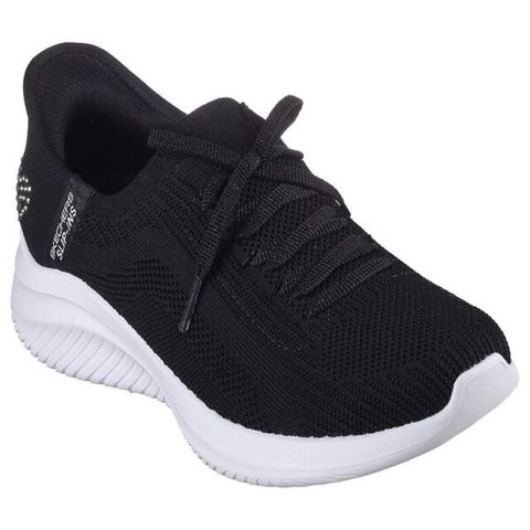 SKECHERS Ultra Flex 3.0 [150177BLK] 女 健走鞋 休閒 步行 愛心水鑽 瞬穿 舒適 黑