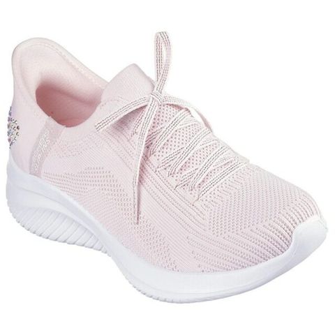 SKECHERS Ultra Flex 3.0 [150177LTPK] 女 健走鞋 休閒 步行 愛心水鑽 瞬穿 淺粉