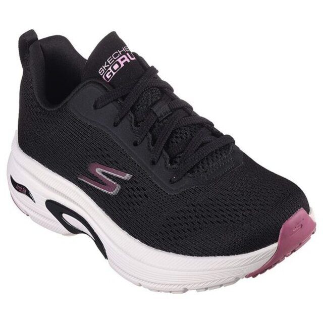 SKECHERS  Go Run Arch Fit [128953BKRS] 女 慢跑鞋 休閒 運動 支撐 避震 黑粉