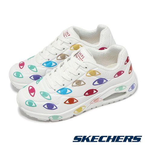 SKECHERS 斯凱奇 x Ricardo Cavolo 休閒鞋 Uno-Many Eyes 女鞋 聯名 氣墊 板鞋 177955WMLT