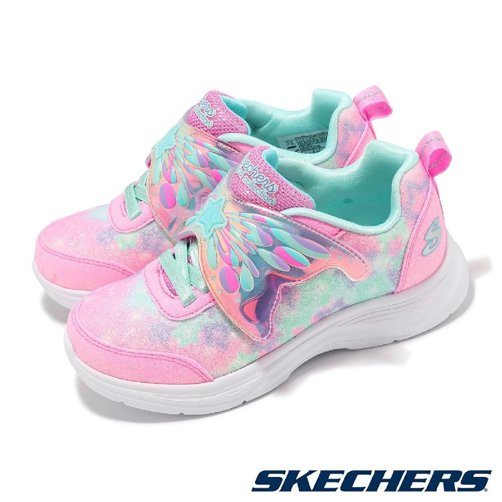 SKECHERS  斯凱奇 兒童燈鞋 S Lights-Glimmer Kicks-Magical Wings 中童 小朋友 303260LPKTQ