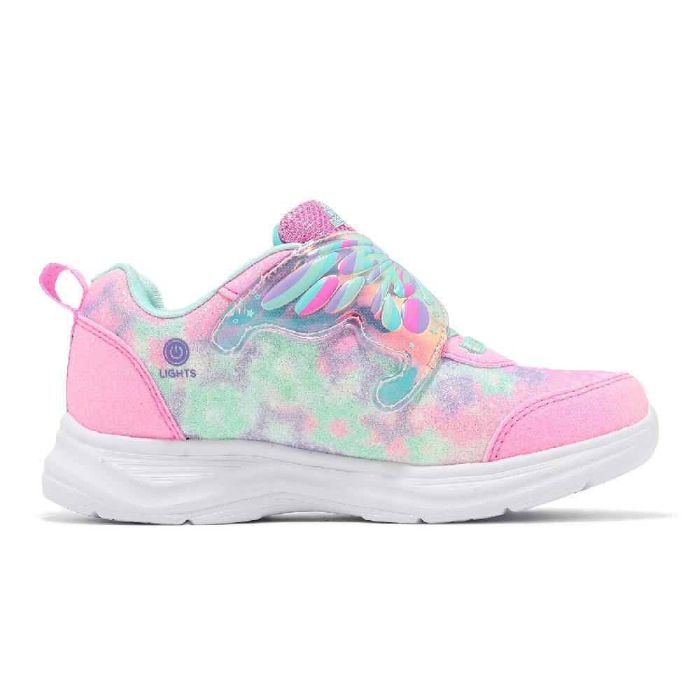 SKECHERS  斯凱奇 兒童燈鞋 S Lights-Glimmer Kicks-Magical Wings 中童 小朋友 303260LPKTQ