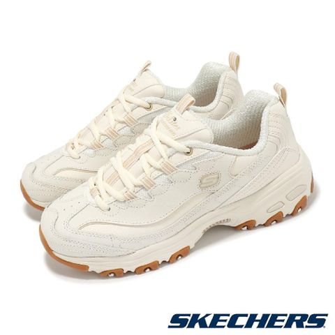 SKECHERS 休閒鞋 D Lites-Good Neutral 女鞋 米白 厚底 復古 老爹鞋 149807OFWT