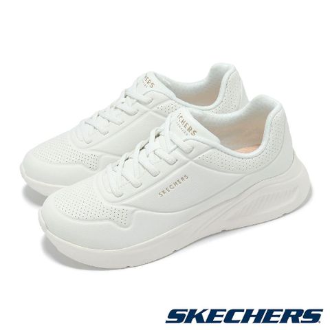 SKECHERS Skechers 斯凱奇 休閒鞋 Uno Lite-Lite Work 女鞋 白 緩衝 全白 177289WHT