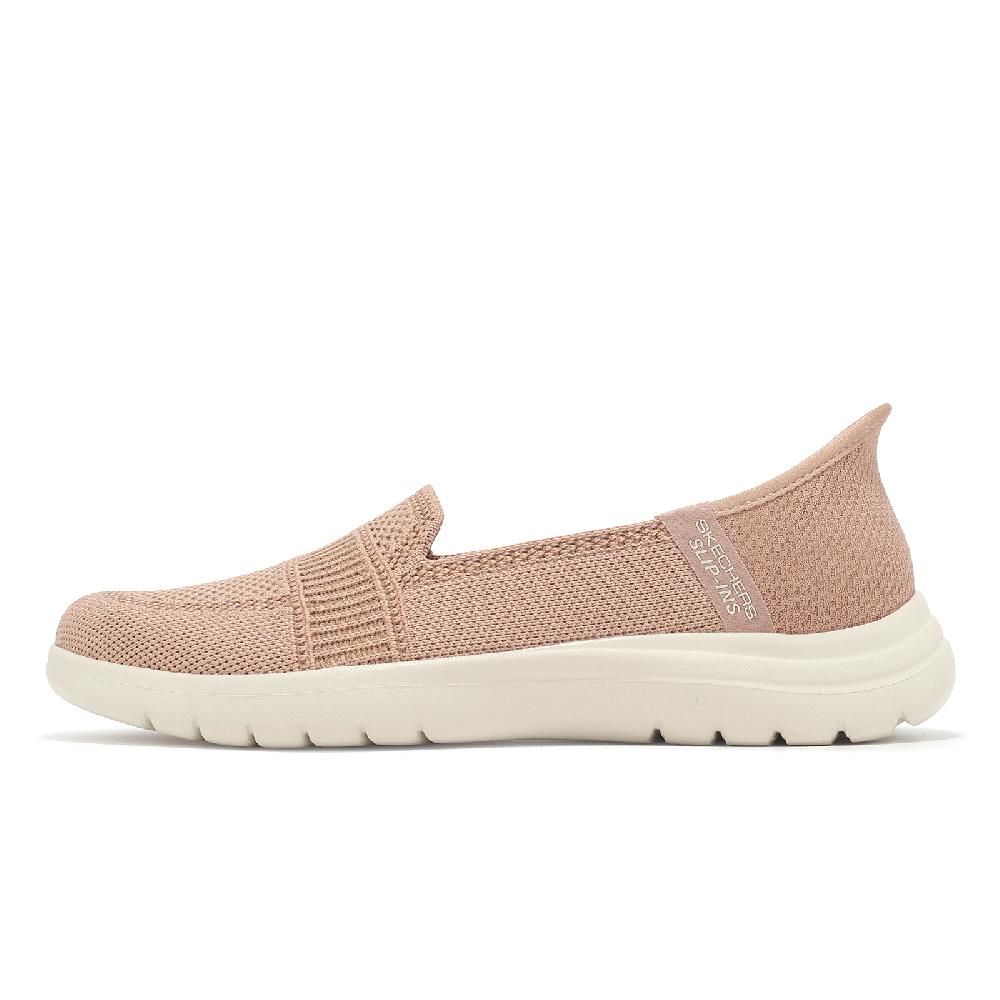 SKECHERS Skechers 斯凱奇 休閒鞋 On-The-Go Flex-Camellia Slip-Ins 女鞋 粉橘 套入式 樂福鞋 138181CRML