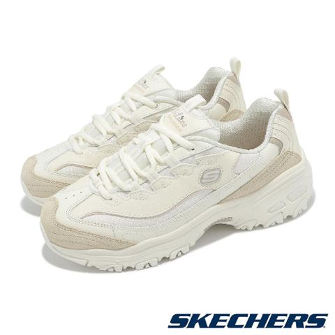 SKECHERS Skechers 斯凱奇 休閒鞋 D Lites-New Heat 女鞋 米白 拼接 輪胎大底 厚底 老爹鞋 150231NTTP