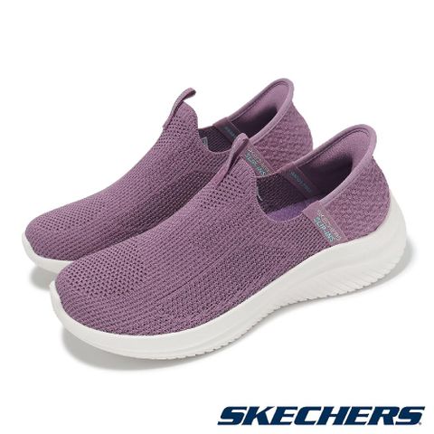 SKECHERS Skechers 斯凱奇 休閒鞋 Ultra Flex 3.0-Easy Win Slip-Ins 女鞋 紫白 套入式 健走鞋 150450PUR