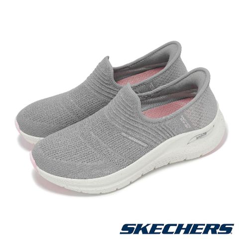 SKECHERS Skechers 斯凱奇 休閒鞋 Arch Fit 2.0-Right As Rain Slip-Ins 女鞋 防潑水 套入式 150193GYPK