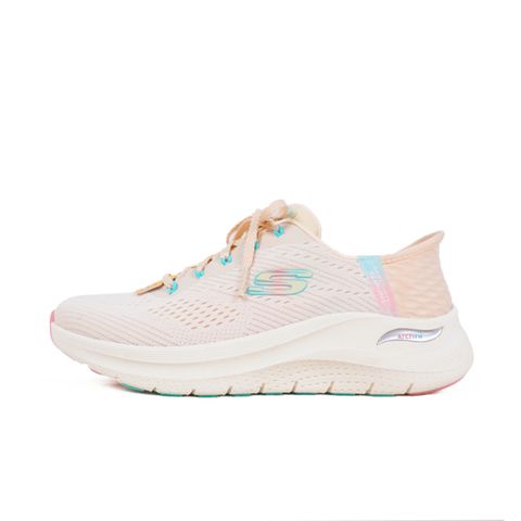 SKECHERS Skechers Arch Fit 2.0 [150066WNTPK] 女 休閒鞋 運動鞋 寬楦 厚底 套入式 瞬穿 粉