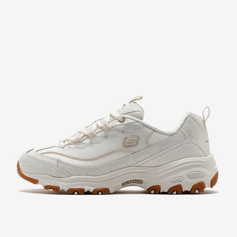 SKECHERS Skechers D'Lites [149807OFWT] 女 休閒鞋 經典 復古 厚底 增高 米白 粉