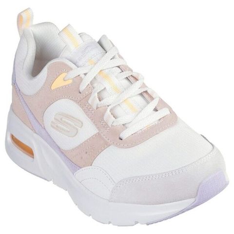 SKECHERS Skechers Skech-Air Court [150078NTMT] 女 休閒鞋 健走 氣墊 緩震 米白 棕