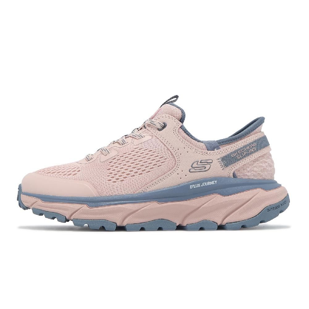 SKECHERS 斯凱奇 Skechers 斯凱奇 戶外鞋 D Lux Journey-Newaygo Slip-Ins 女鞋 粉藍 緩衝 套入式 抓地 180225ROS