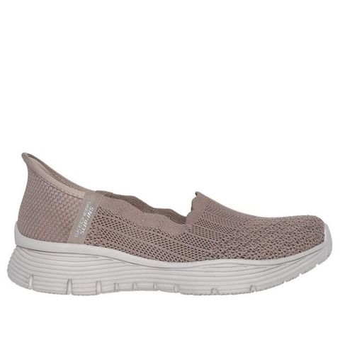 SKECHERS Skechers Seager [158980DKTP] 女 休閒鞋 健走 瞬穿舒適科技 透氣 緩震 深米色