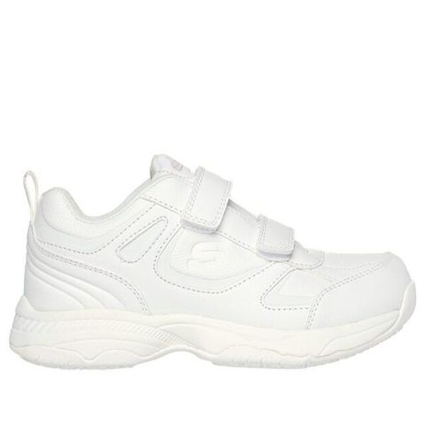 SKECHERS Skechers Dighton SR [108149WHT] 女 工作鞋 安全鞋 止滑 電器絕緣 魔鬼氈 皮革 白