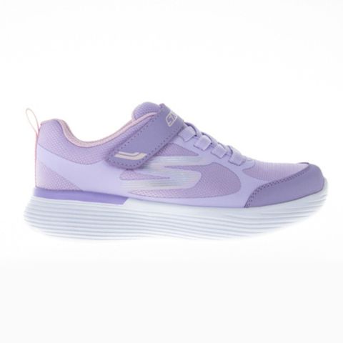 Skechers Go Run 400 V2 [302429LLVPK] 大童 慢跑鞋 運動 休閒 魔鬼氈 舒適 粉紫