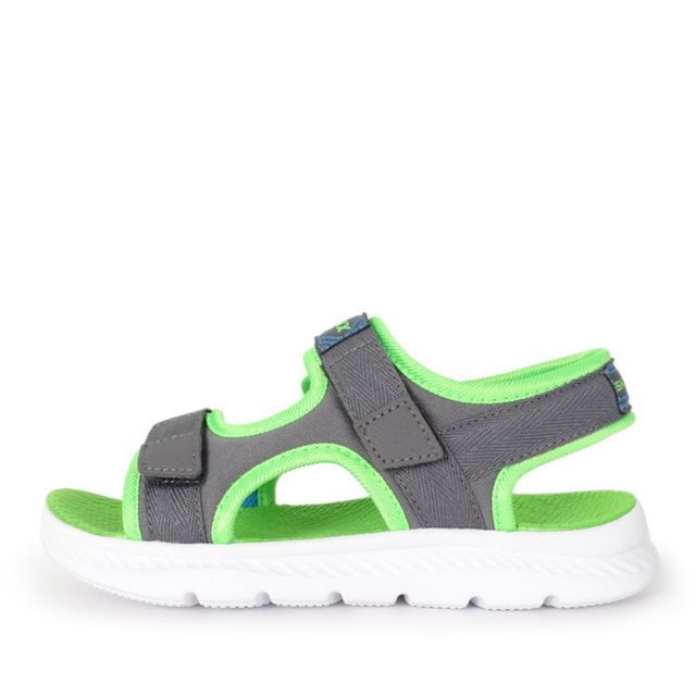  Skechers C-flex Sandal 2.0 [400042LCCLM] 中童鞋 運動 拖鞋 涼鞋 透氣 灰 綠