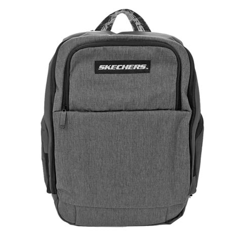 Skechers Bag [S100238] 後背包 手提 減壓背帶 透氣 舒適 多層收納 麻灰