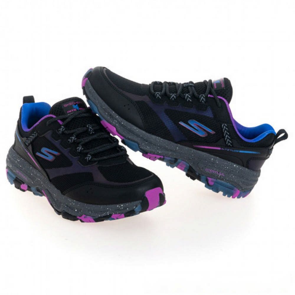 SKECHERS 女 GO RUN TRAIL ALTITUDE_NITE OWL 跑步鞋-129231BKMT